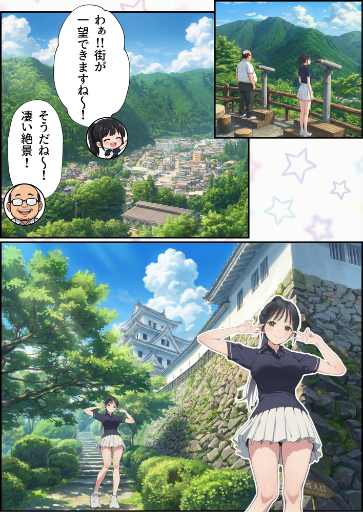 【エロマンガ】観光地を巡りながら孕ませセックスを楽しんでるおっさんが控えめに言って羨ましすぎる…