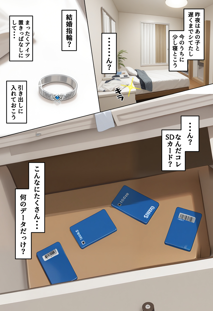 【えろまんが】俺の嫁は大学時代の彼氏と未だにヤリまくってるようで…