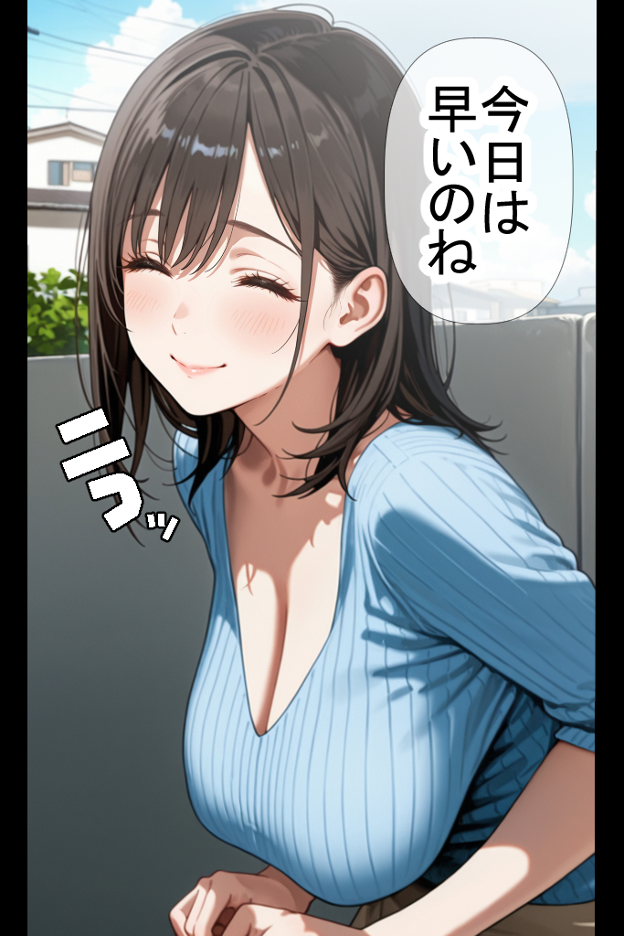 【エロ漫画】1年間のセックスレスの人妻さん隣に住んでる若い男のアソコで完全にメス堕ち…