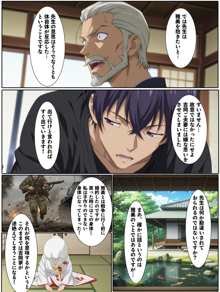 【えろまんが】ワイ…過去にタイムスリップしたら突然綺麗な人妻さんにザーメンを求められる…