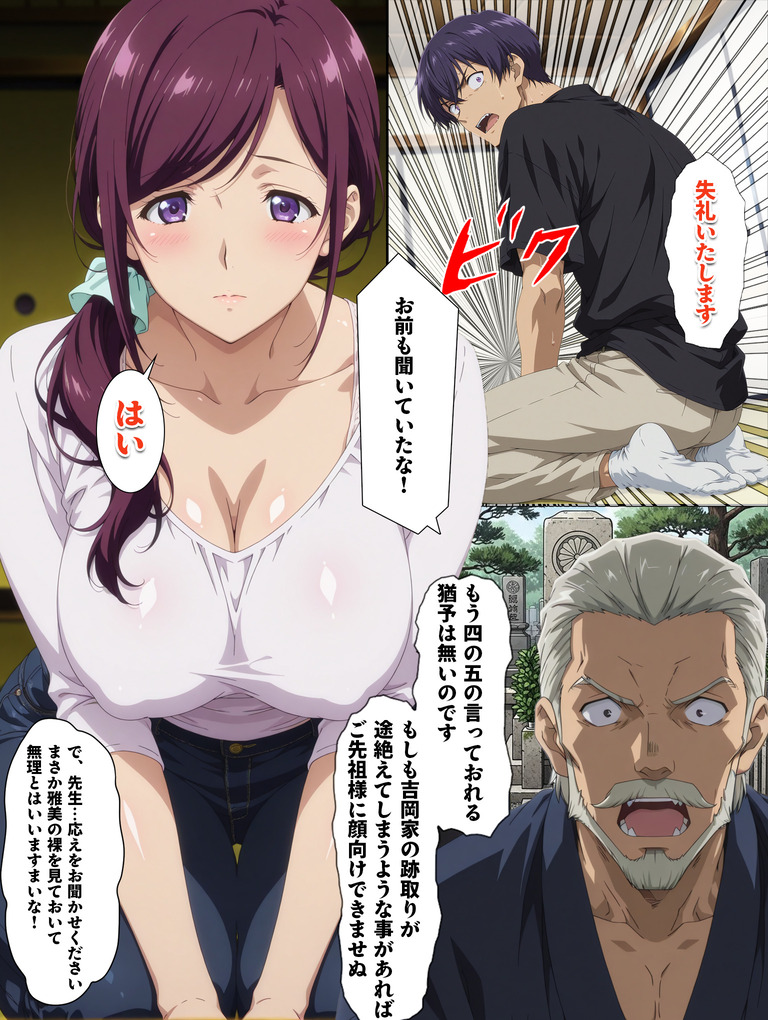 【えろまんが】ワイ…過去にタイムスリップしたら突然綺麗な人妻さんにザーメンを求められる…