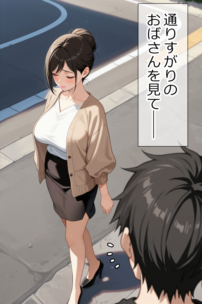 【エロ漫画】1年間のセックスレスの人妻さん隣に住んでる若い男のアソコで完全にメス堕ち…