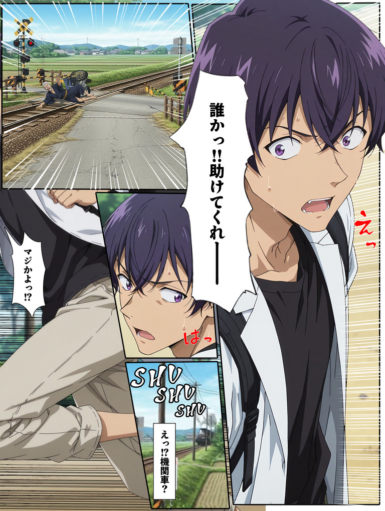 【えろまんが】ワイ…過去にタイムスリップしたら突然綺麗な人妻さんにザーメンを求められる…