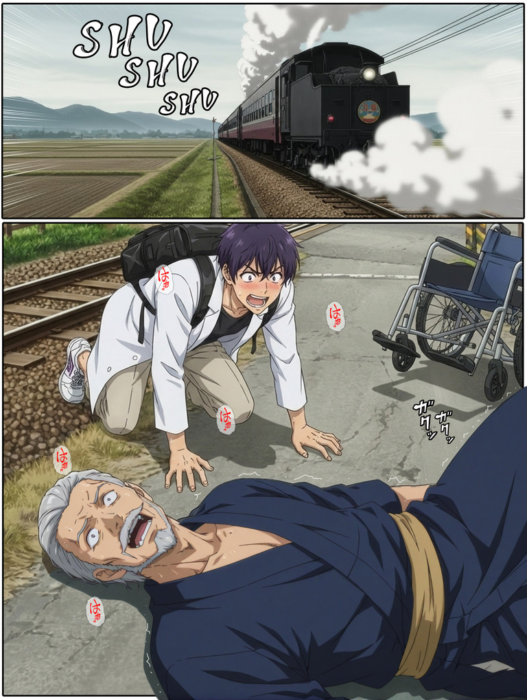 【えろまんが】ワイ…過去にタイムスリップしたら突然綺麗な人妻さんにザーメンを求められる…