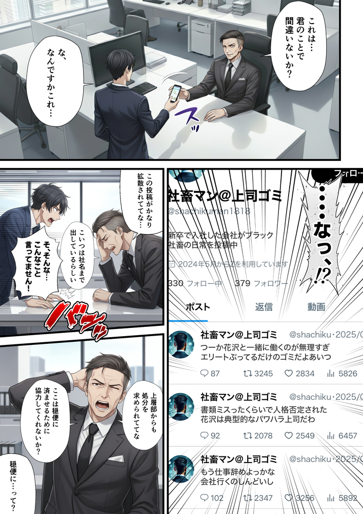 【エロ漫画】嫁の裏垢がとんでもなくエロくて…旦那は完全鬱勃起…