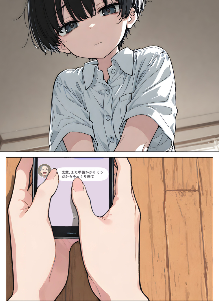 【エロマンガ】普段は無表情な先輩がヤリチン男にガン突きされて完全にメス堕ちしてる…