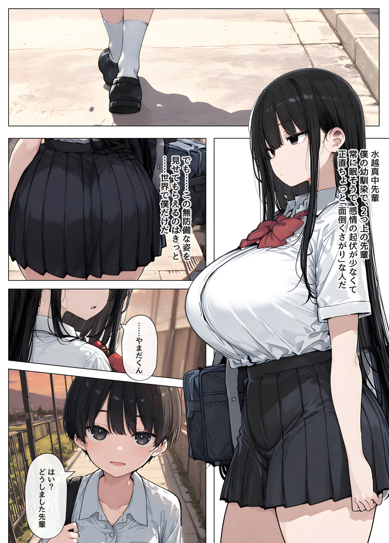 【エロマンガ】普段は無表情な先輩がヤリチン男にガン突きされて完全にメス堕ちしてる…