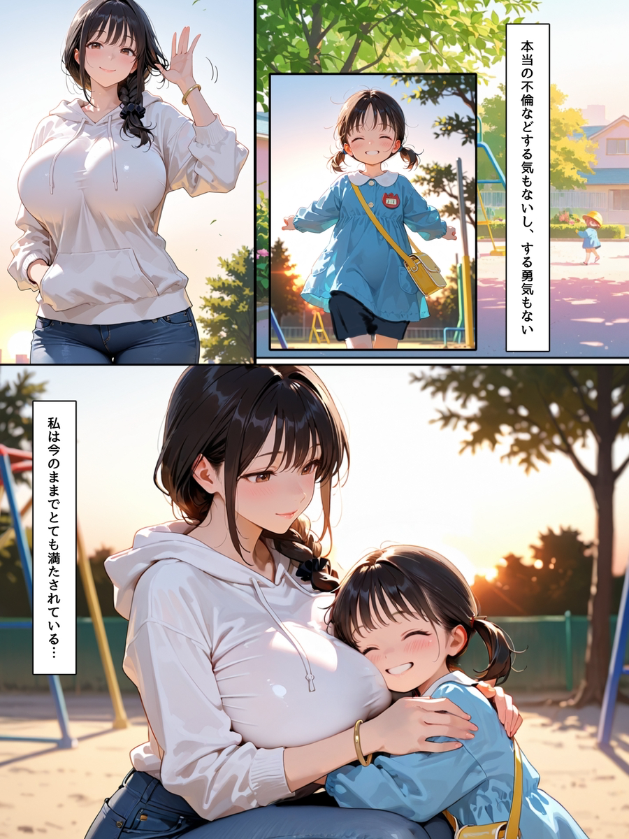 【エロ漫画】幸せな生活を送っていた人妻が裏垢活動から堕ちていく姿がヤバい…