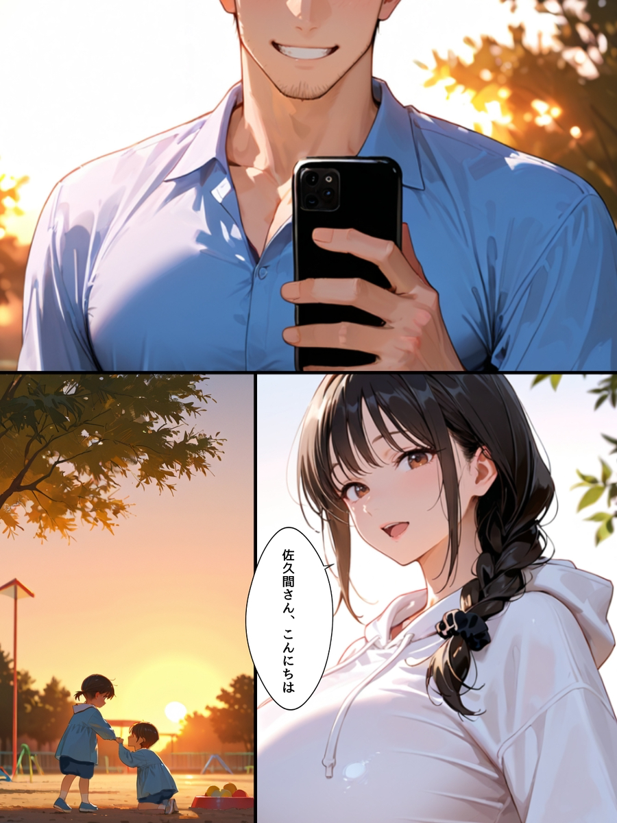 【エロ漫画】幸せな生活を送っていた人妻が裏垢活動から堕ちていく姿がヤバい…