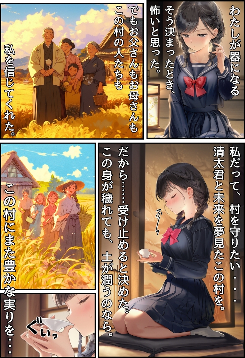 【エロ漫画】汚されていくのに止まらない…一晩中汗だくで連続絶頂アクメを決めさせられた処女娘の結末が…