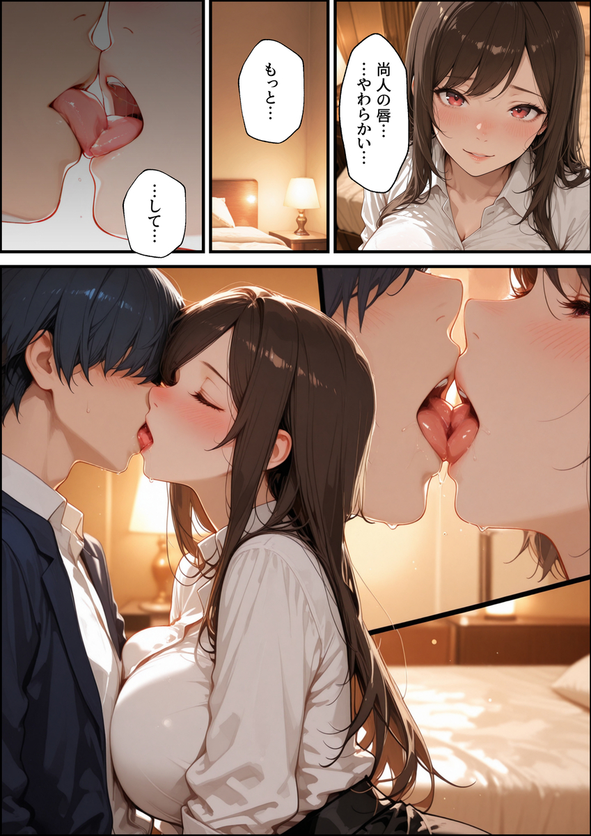 【エロ漫画】職場の人妻OLさんと休憩中に浮気セックスって理想的すぎるwww