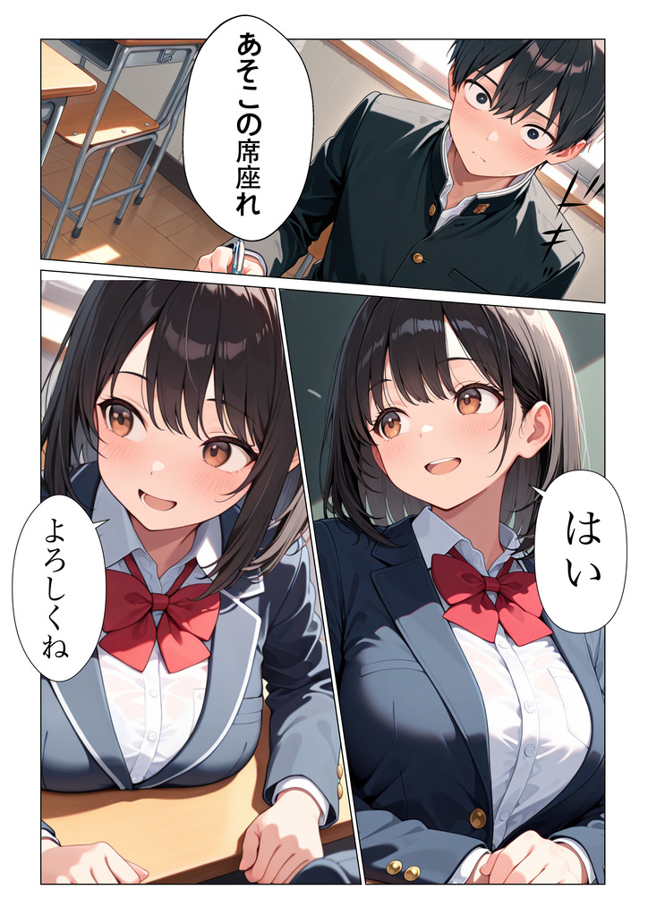 【エロマンガ】初恋相手と再会してエッチする流れにドキドキが止まらない！