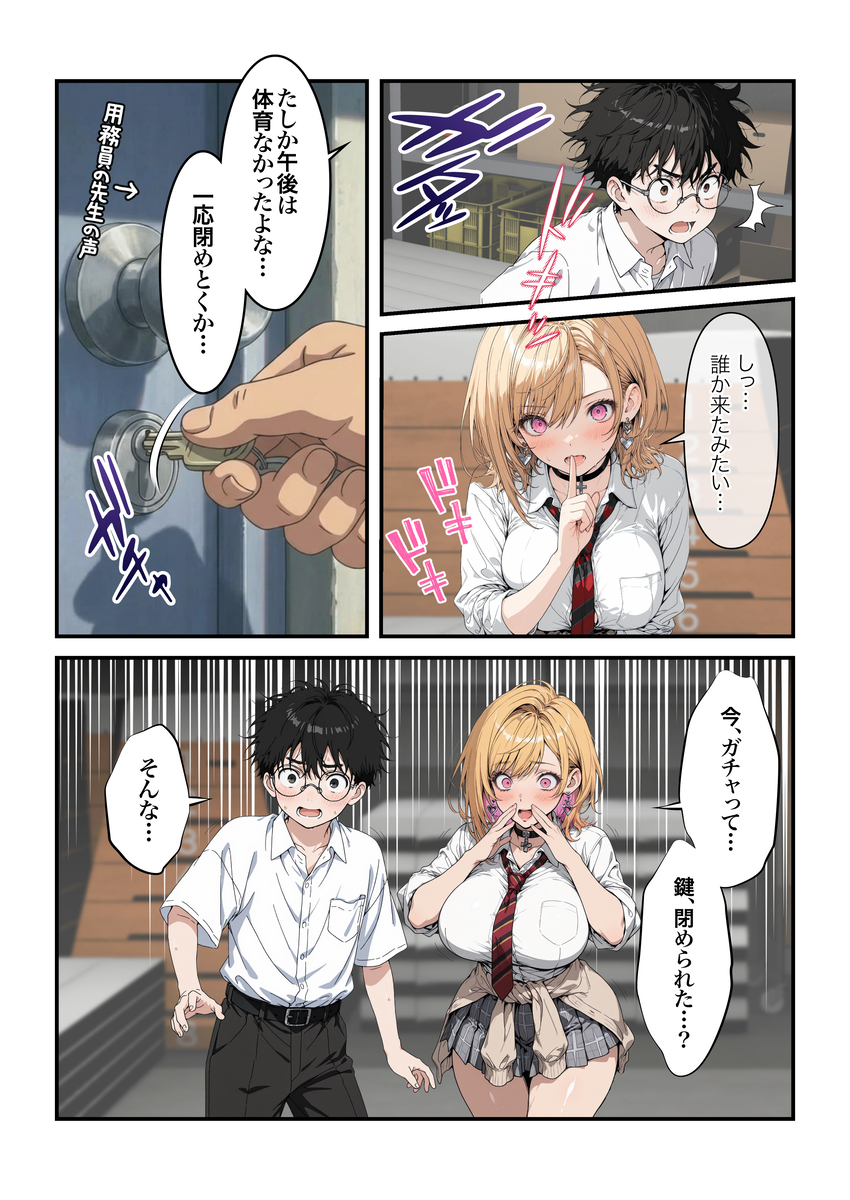 【えろまんが】学校でアオハルセックスヤリまくるエッチで可愛い女の子に勃起不可避！