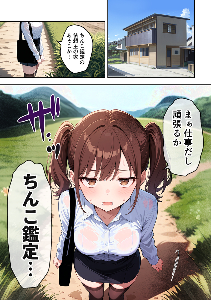 【エロ漫画】月給50万円に釣られて入社した女子大生の仕事内容がエロすぎたwww