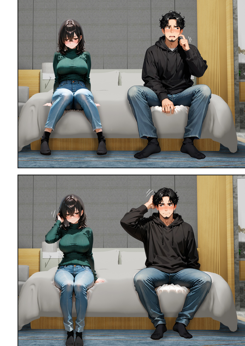 【えろまんが】処女だけどエロい本性がどんどんあらわになる女子大生が積極的すぎてwww