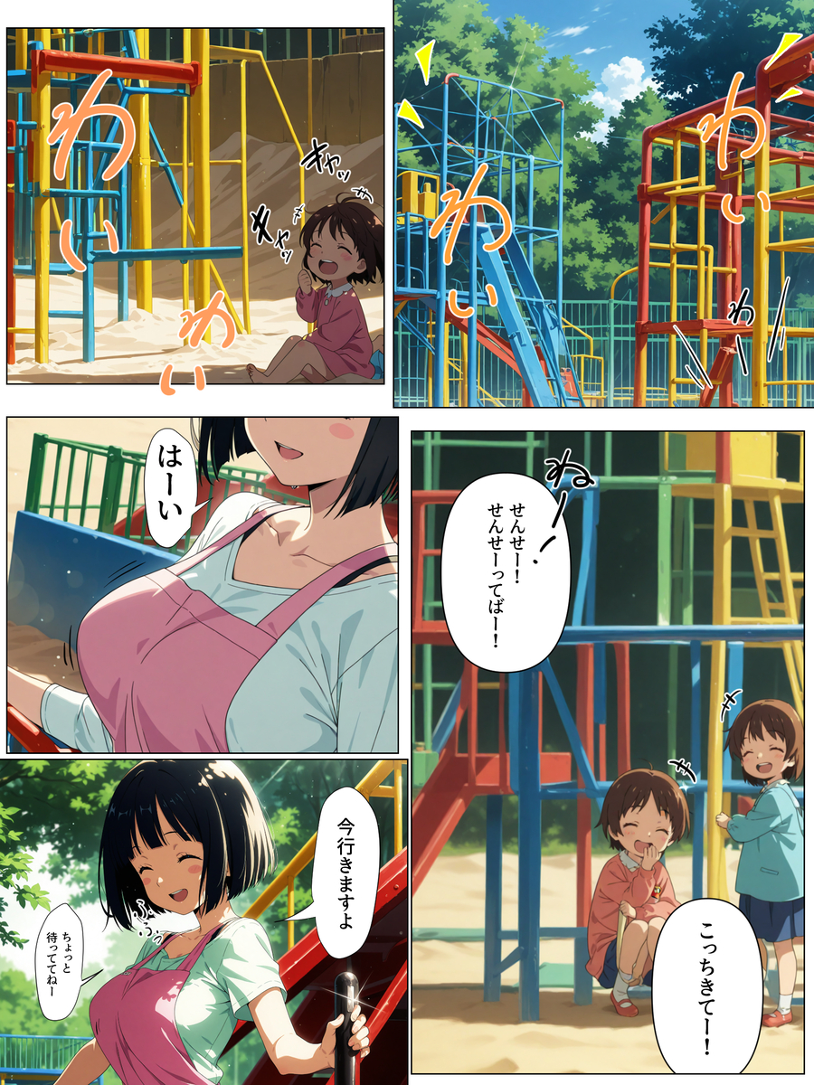 【えろまんが】若妻ドMな保育士さん園長先生に狙われて完全に快楽堕ちしてしまう…