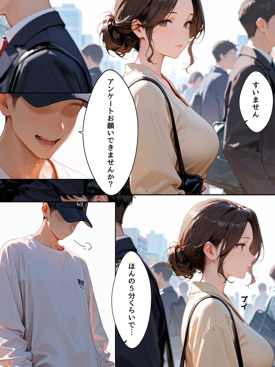 【エロマンガ】頼まれると断れない人妻さん…気が付けばAV出演することに…