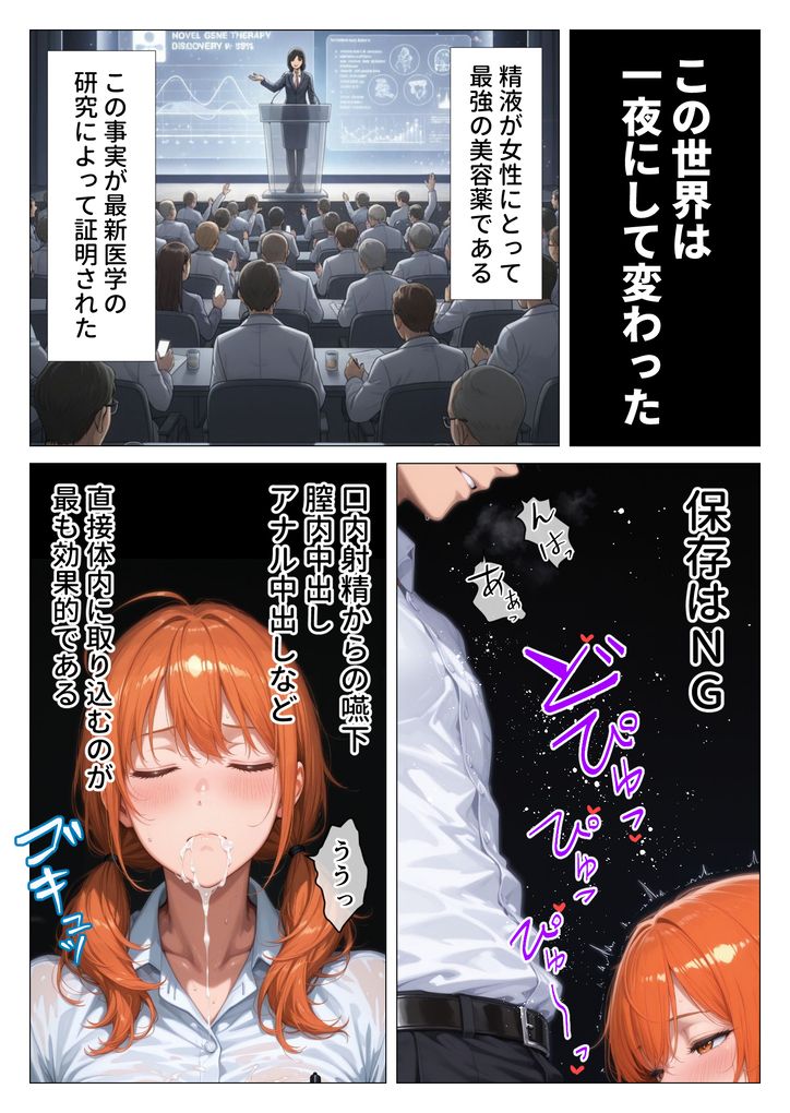 【エロ漫画】精液が優秀すぎて人妻女医に吸い取られましたwww