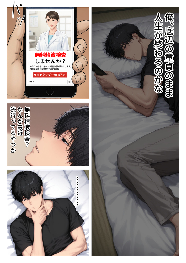 【エロ漫画】精液が優秀すぎて人妻女医に吸い取られましたwww